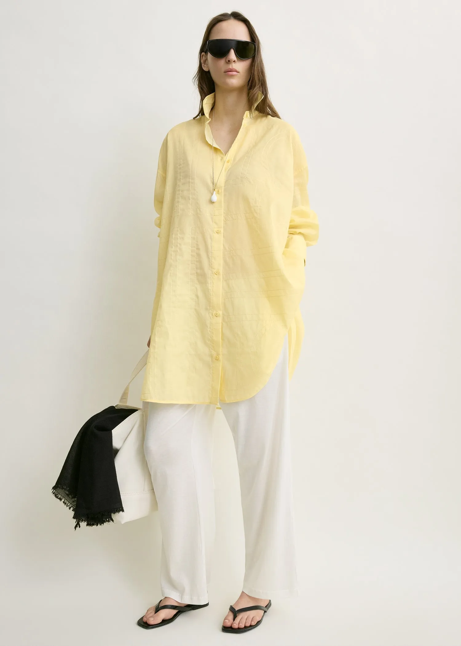 Long summer shirt buttercup sold by Toteme