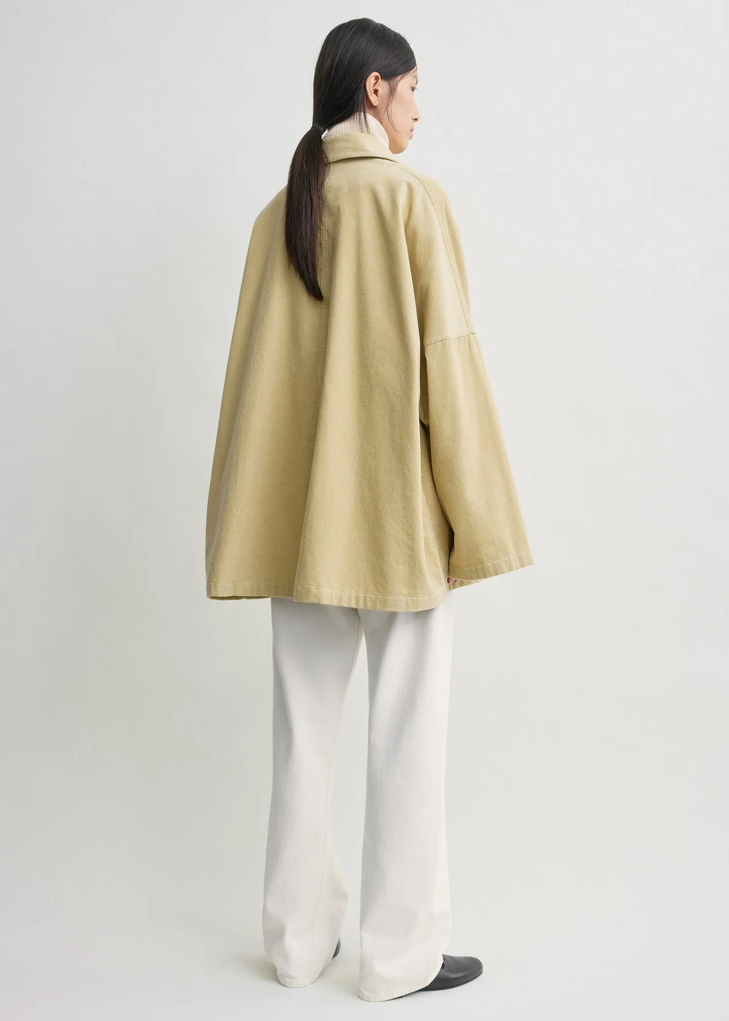 Cord overshirt jacket beige sold by Toteme product image thumbnail 3