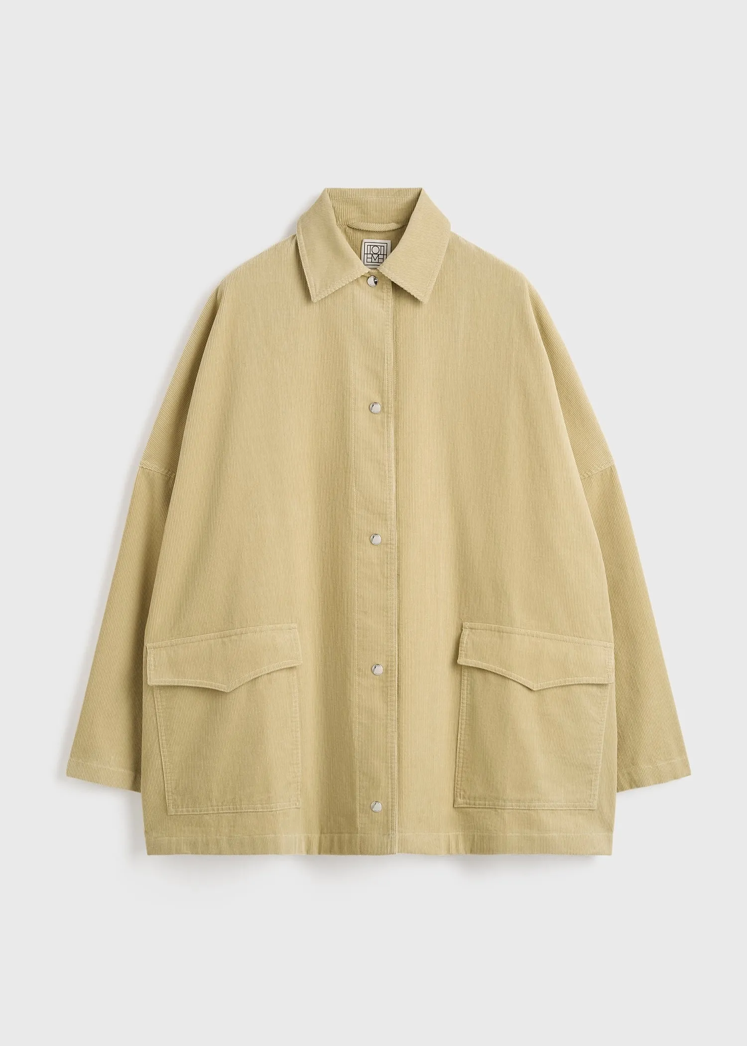 Cord overshirt jacket beige sold by Toteme product image thumbnail 5