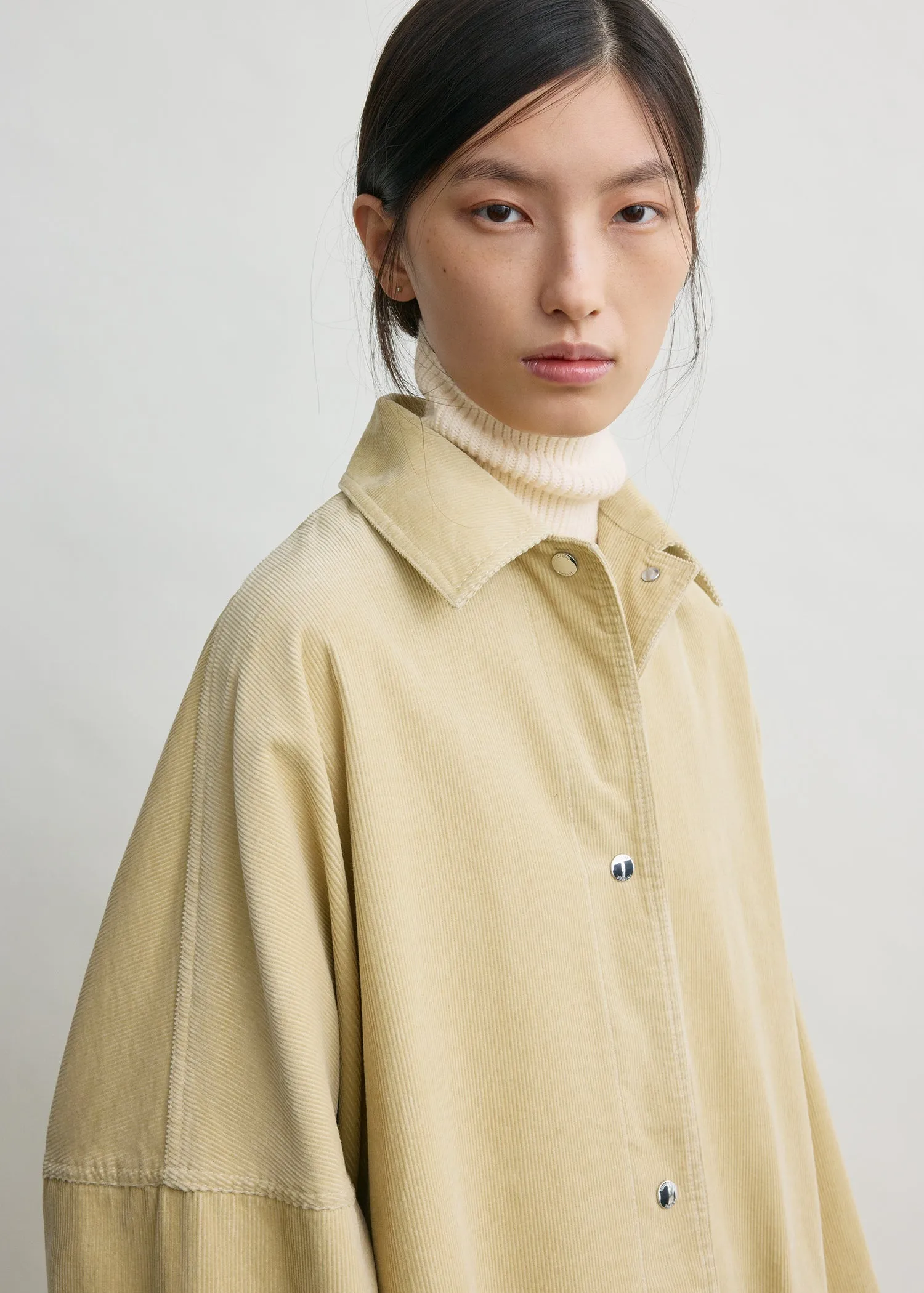 Cord overshirt jacket beige sold by Toteme product image thumbnail 4