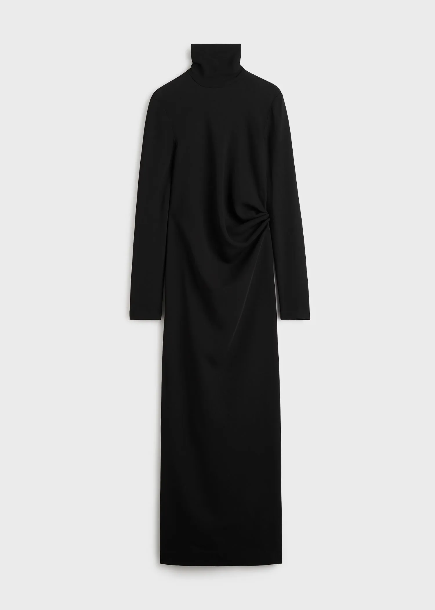 Long twist dress black sold by Toteme product image thumbnail 5