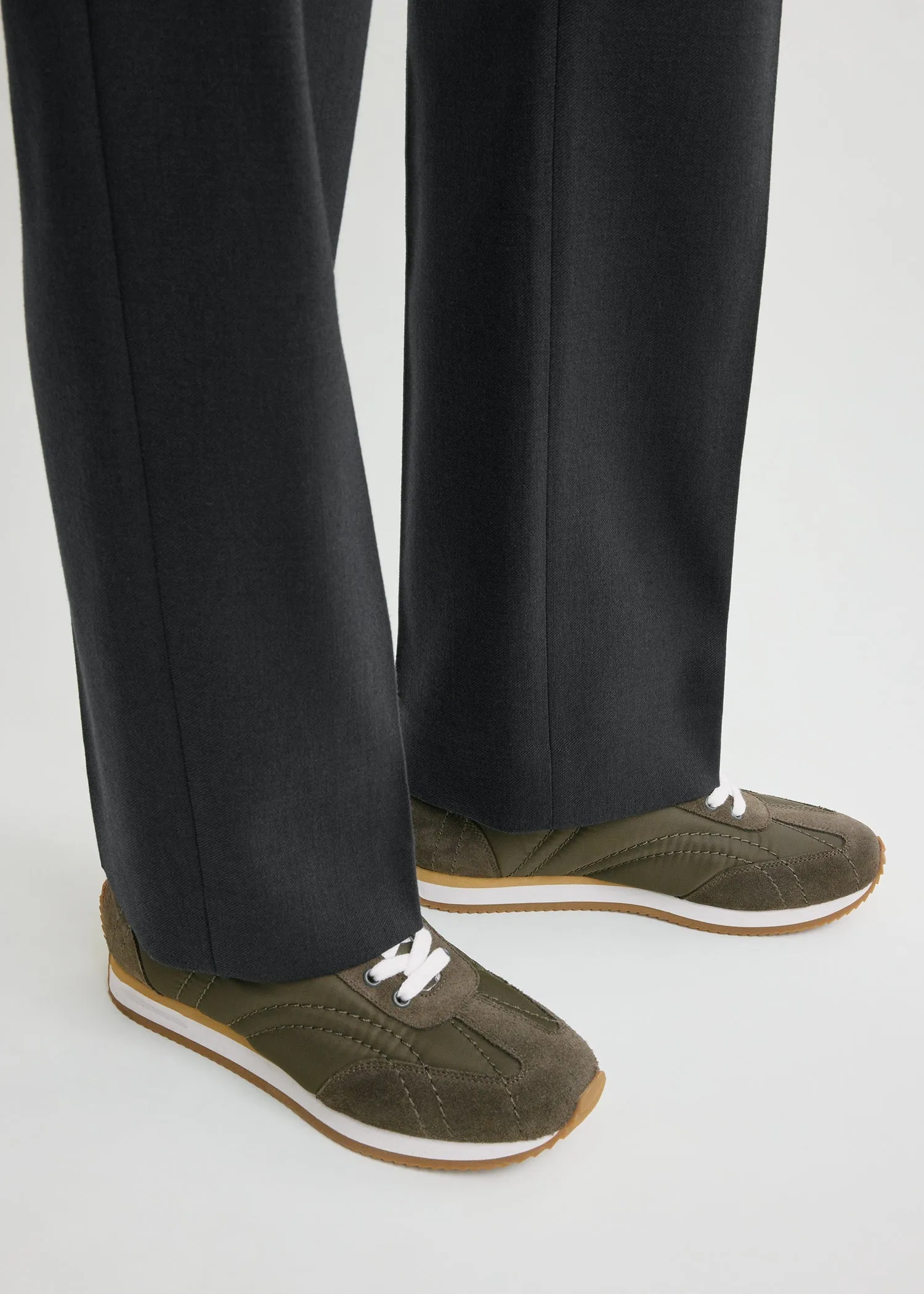 Sport sneakers dark olive sold by Toteme product image thumbnail 3