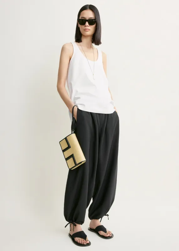 Parachute trousers black made by Toteme
