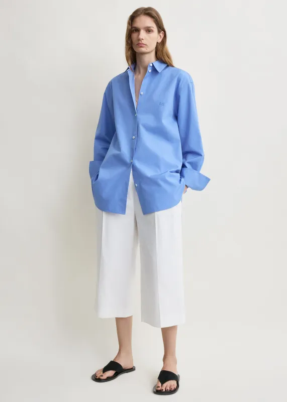 Cotton summer shirt cornflower made by Toteme