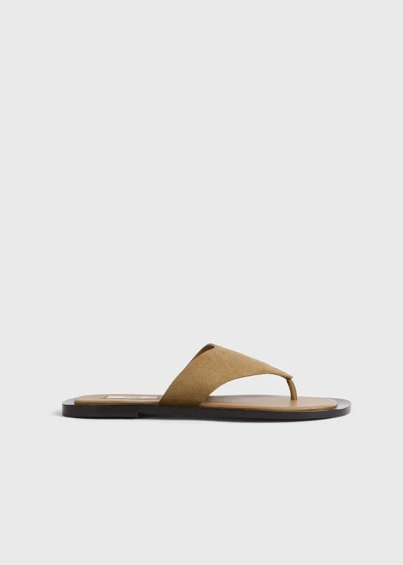 T-bar suede sandals desert made by Toteme