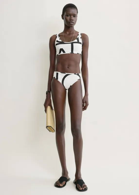 Monogram bikini bottoms tofu made by Toteme