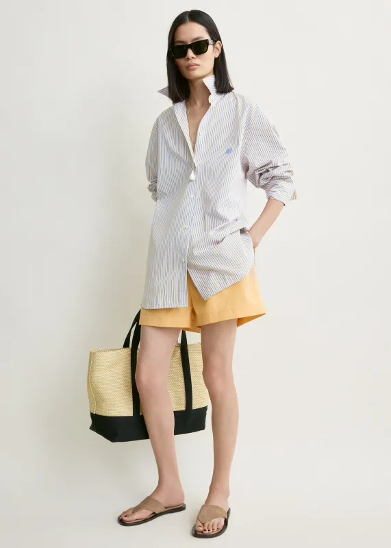 Striped summer shirt blue/yellow made by Toteme