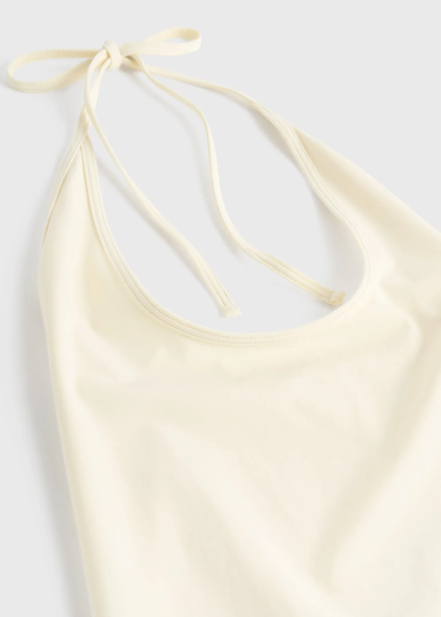 Halter tie swimsuit ecru sold by Toteme product image thumbnail 5