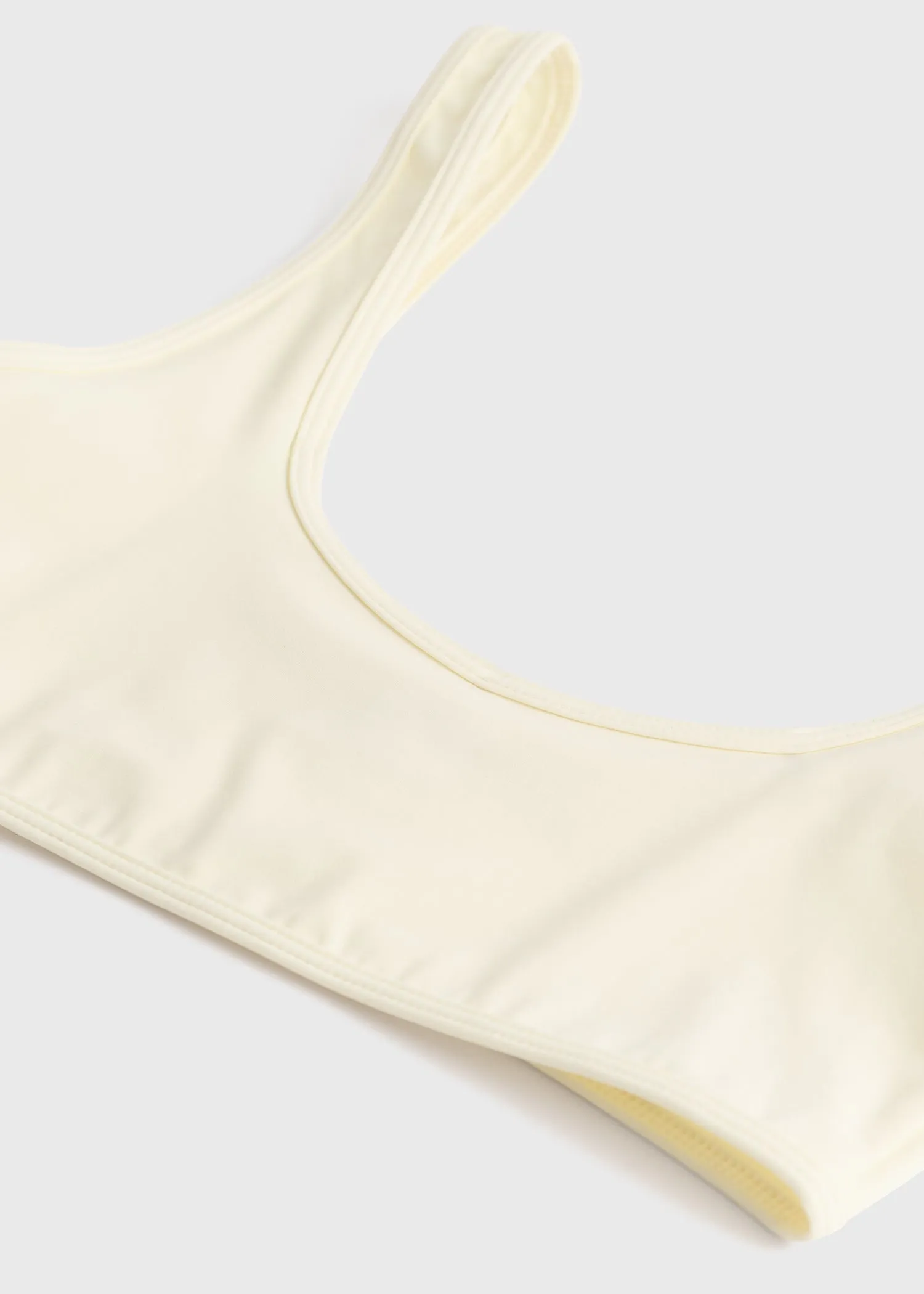 U-neck bikini top ecru sold by Toteme product image thumbnail 5