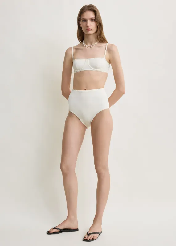 High bikini bottoms ecru made by Toteme