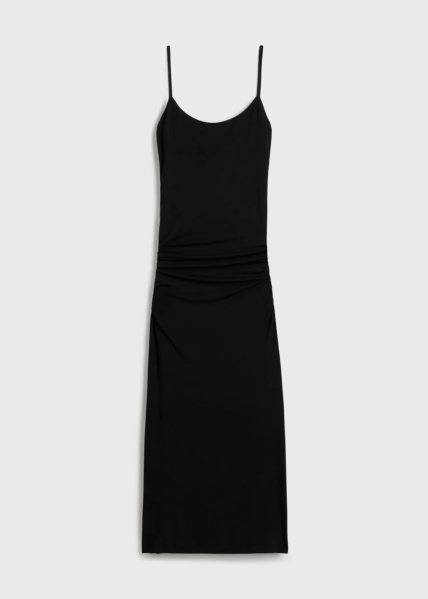 Draped slip dress black sold by Toteme product image thumbnail 5