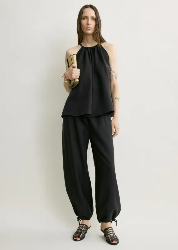 Parachute halter top black made by Toteme