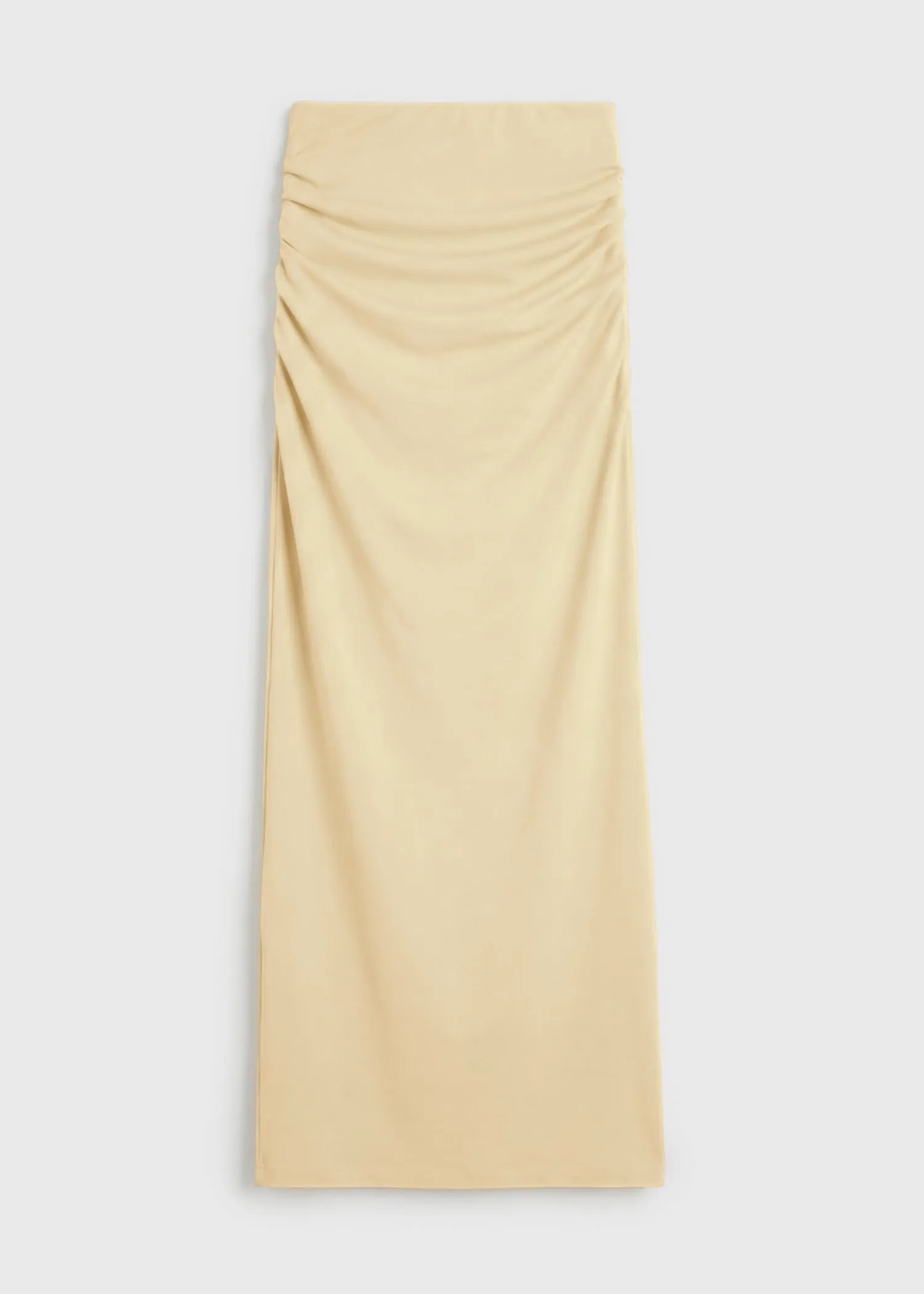 Draped jersey skirt buttercup sold by Toteme product image thumbnail 5