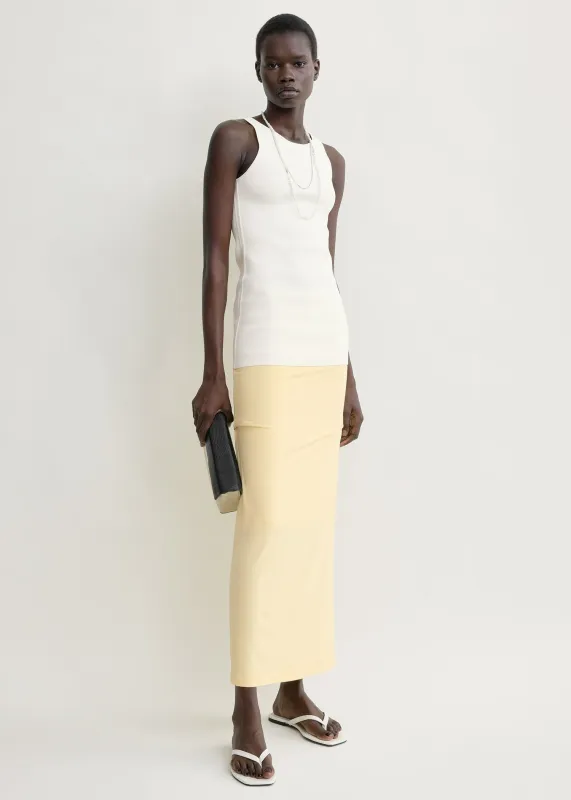Draped jersey skirt buttercup made by Toteme
