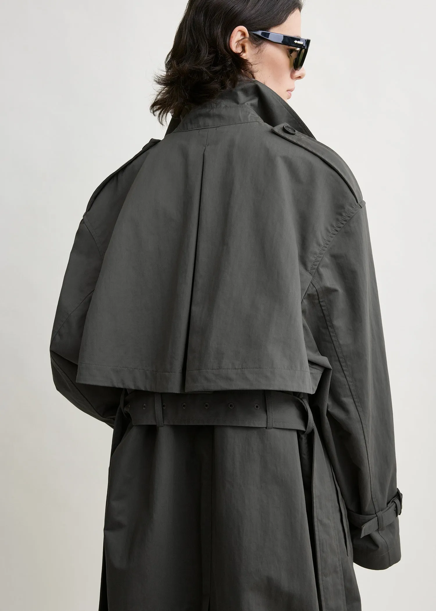 Crisp summer trench taupe sold by Toteme product image thumbnail 5