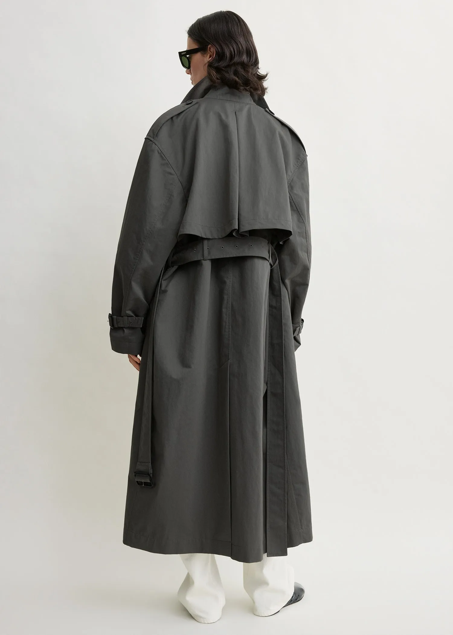 Crisp summer trench taupe sold by Toteme product image thumbnail 3