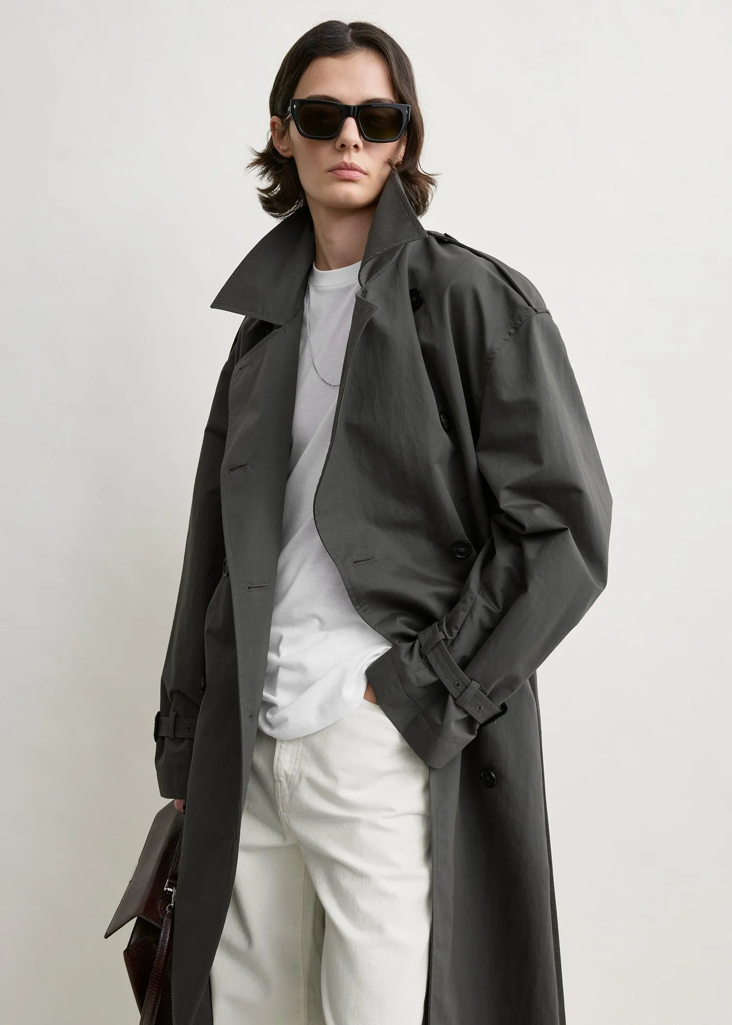 Crisp summer trench taupe sold by Toteme product image thumbnail 4