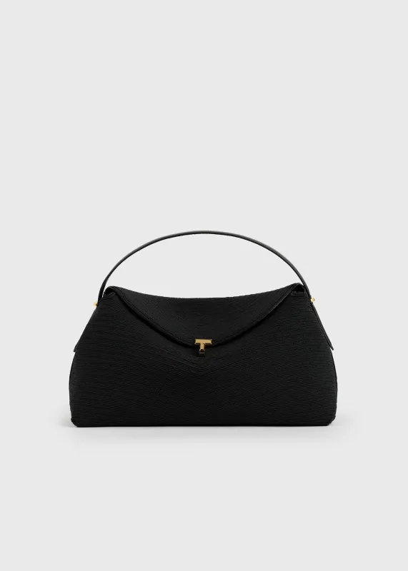T-lock rope top handle black made by Toteme