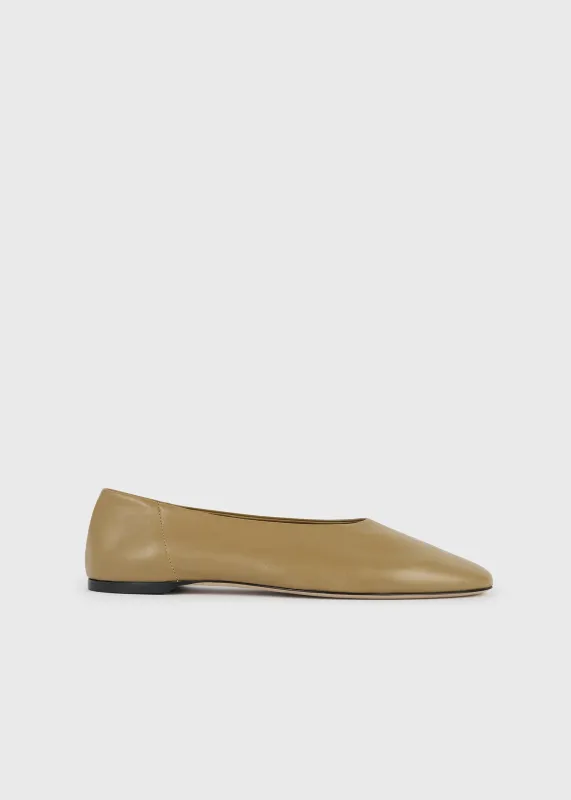 Slip nappa ballerinas desert made by Toteme