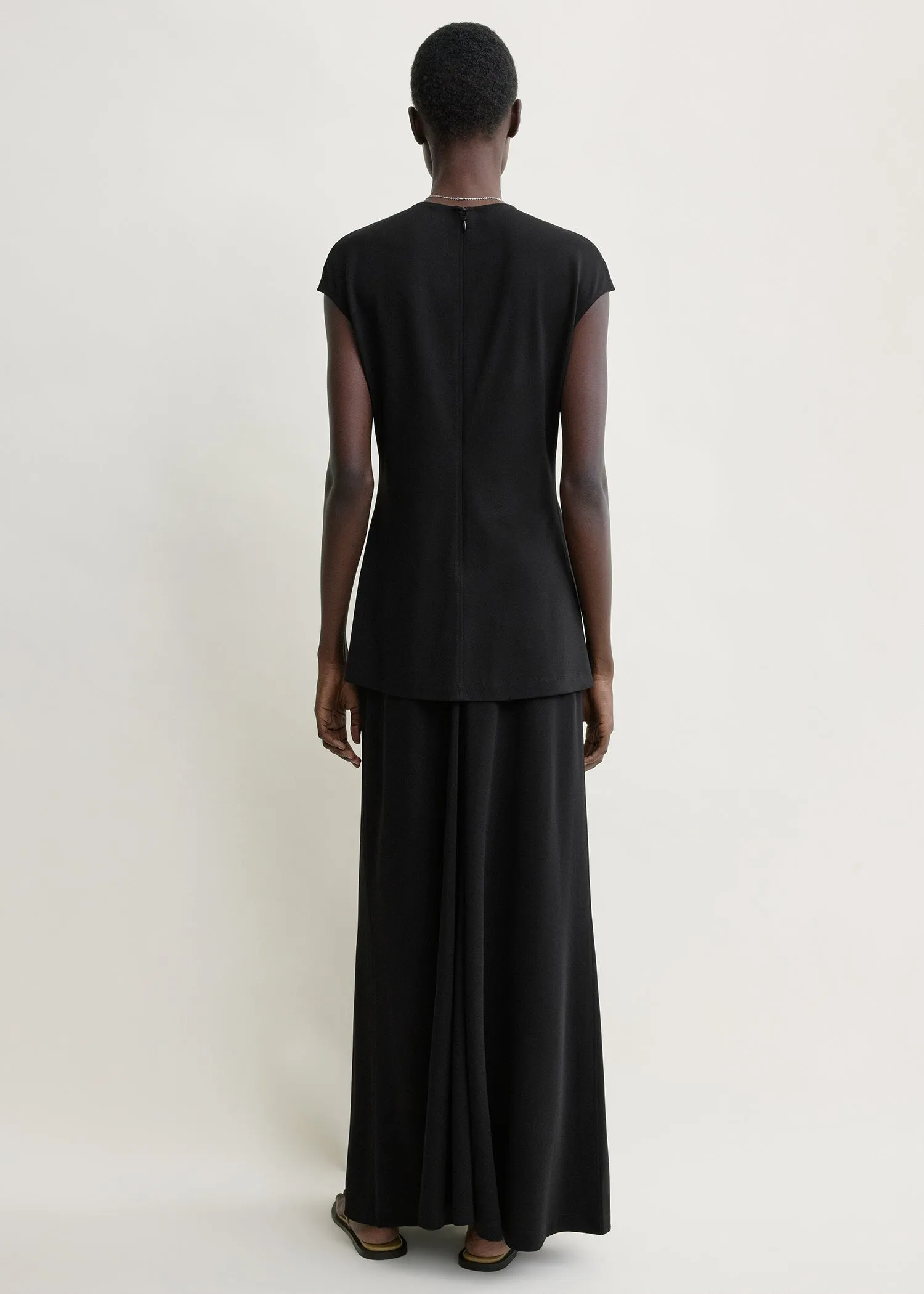 Everyday top black sold by Toteme product image thumbnail 3