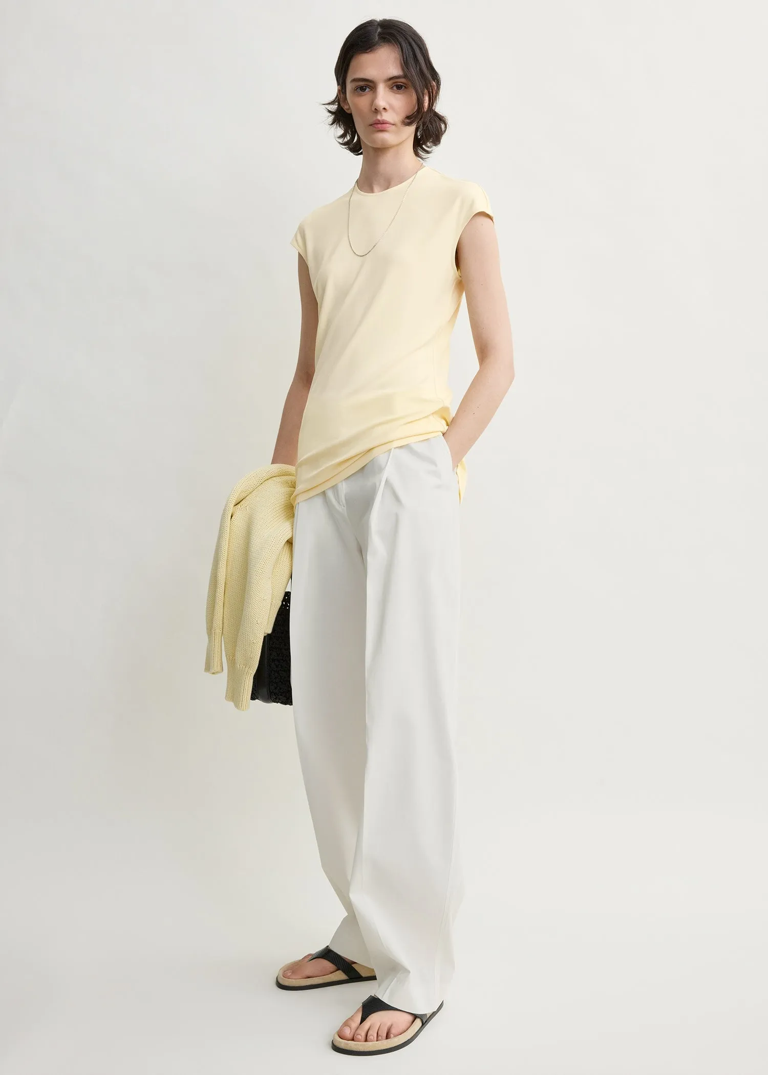Everyday top ecru sold by Toteme product image thumbnail 2