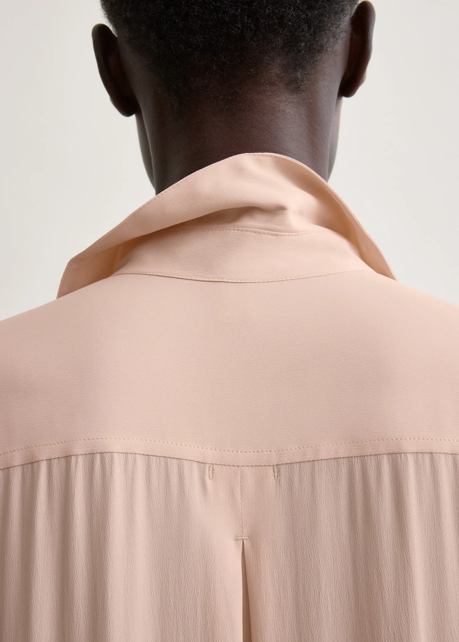 Pleated shirtdress dusty pink sold by Toteme product image thumbnail 5