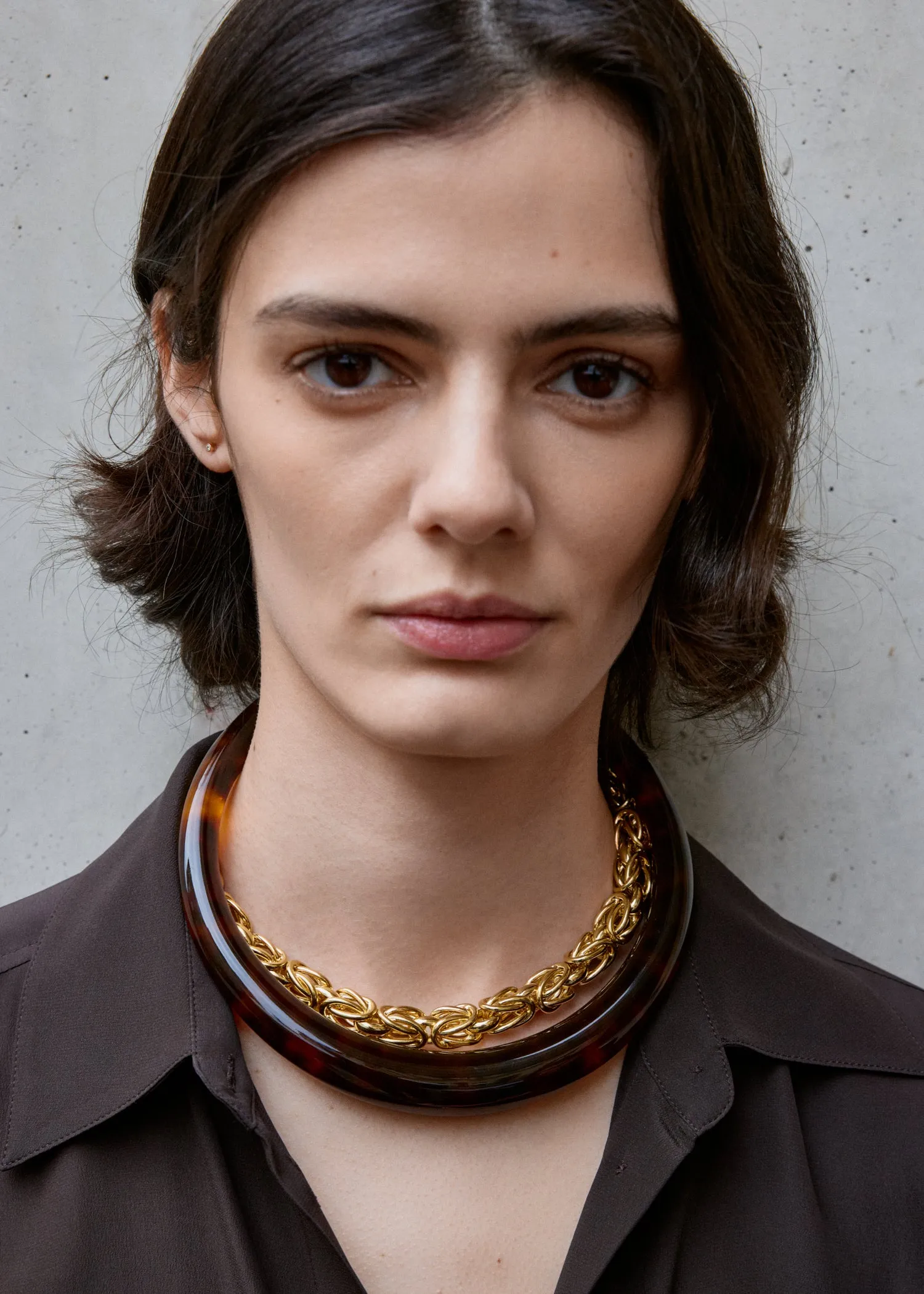Sculpted collar bonfire sold by Toteme product image thumbnail 2
