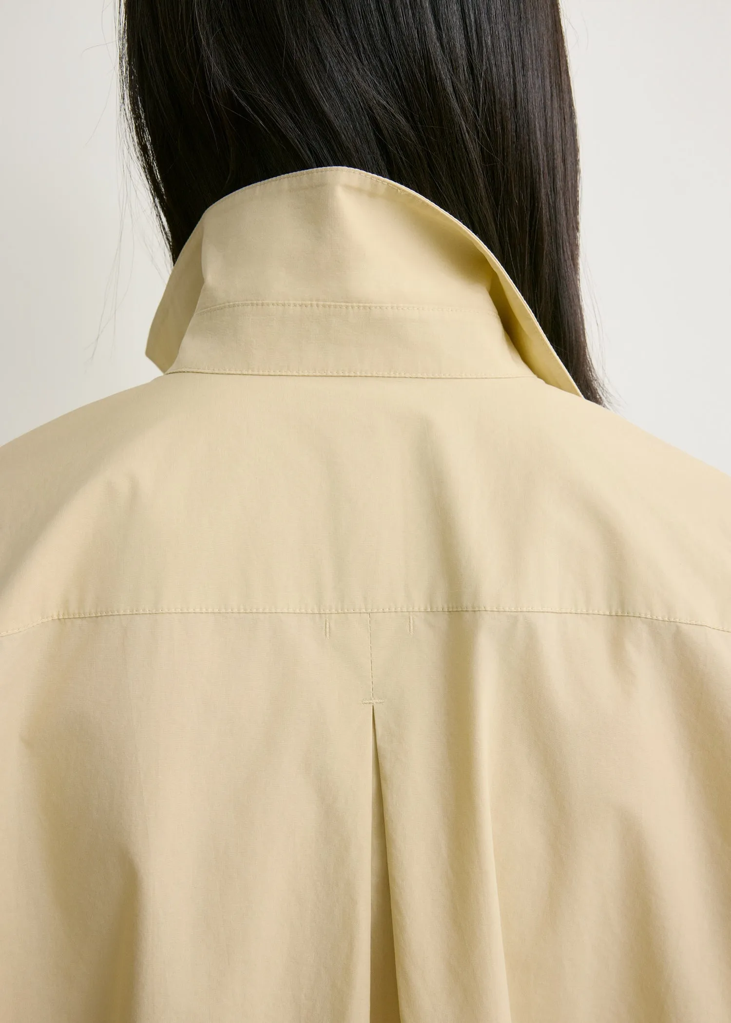 Classic tumbled shirt peanut sold by Toteme product image thumbnail 4
