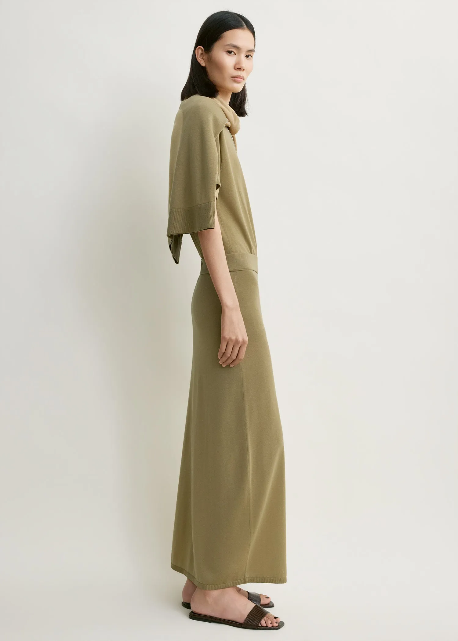 Long knit skirt desert sold by Toteme product image thumbnail 2