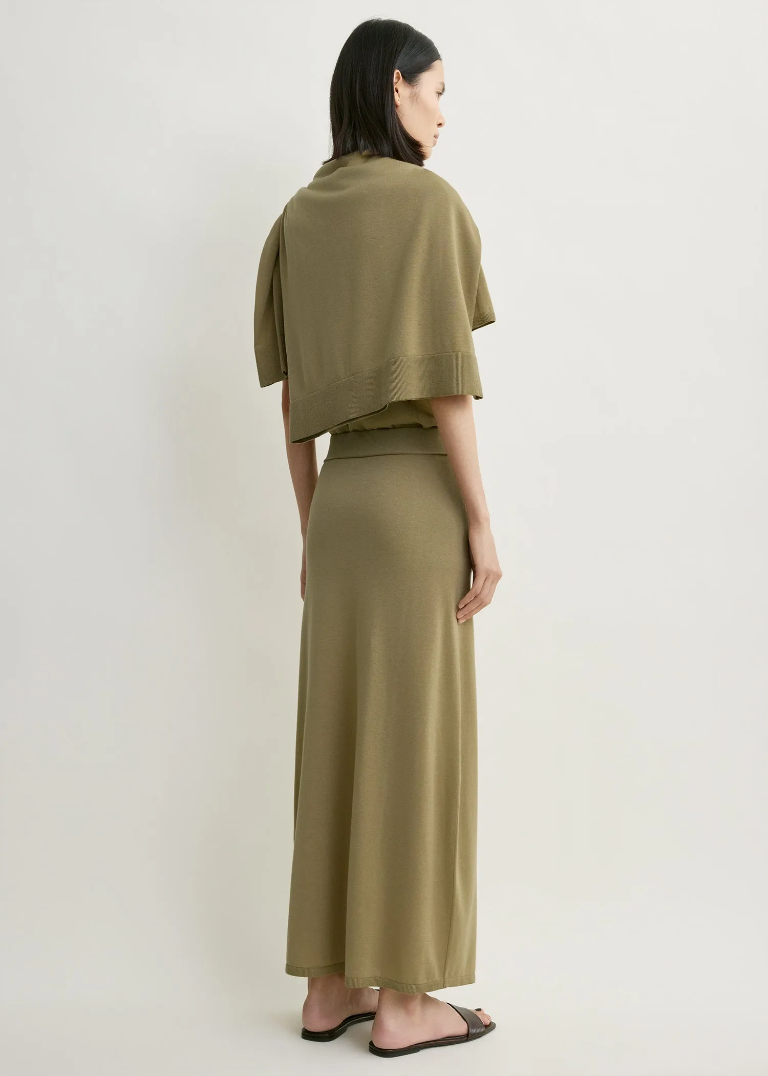 Long knit skirt desert sold by Toteme product image thumbnail 3