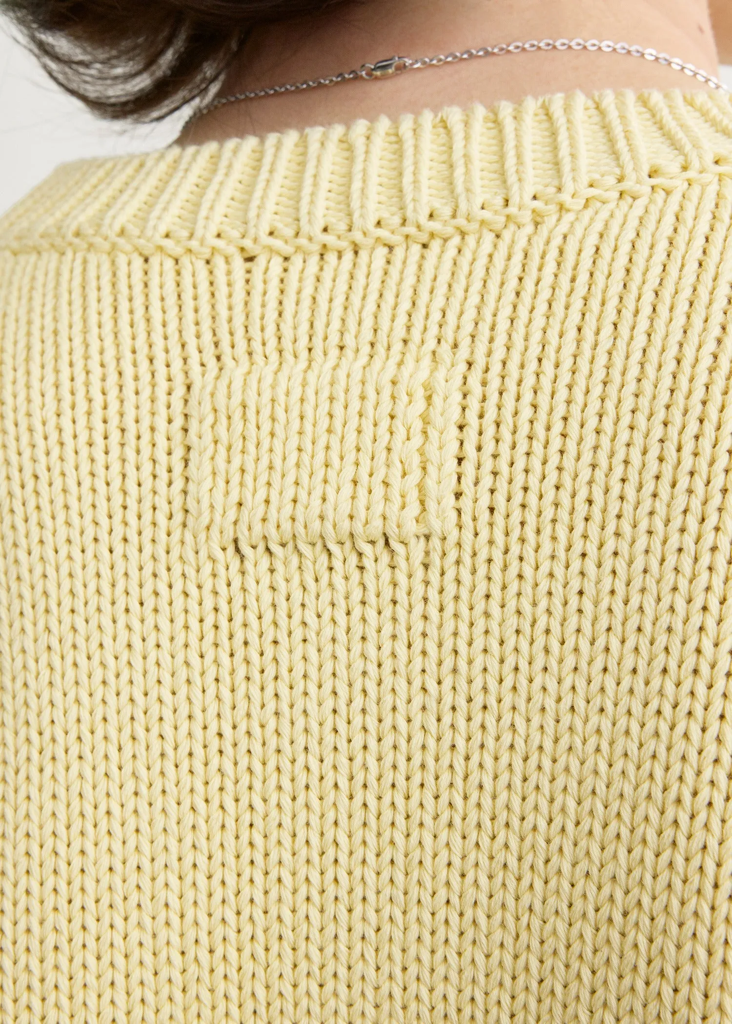 Oversized crew knit buttercup sold by Toteme product image thumbnail 5