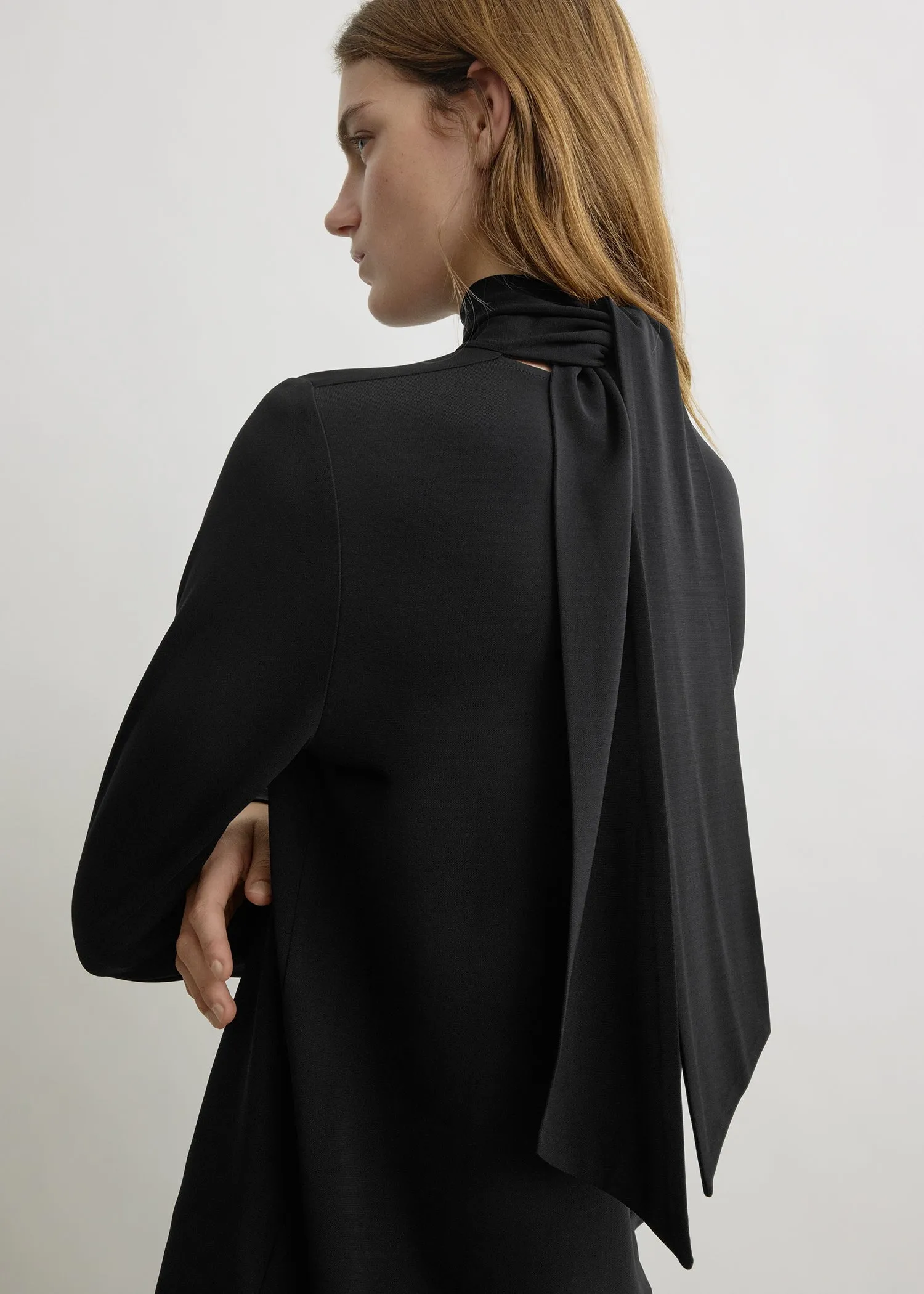 High-neck jersey top black sold by Toteme product image thumbnail 4