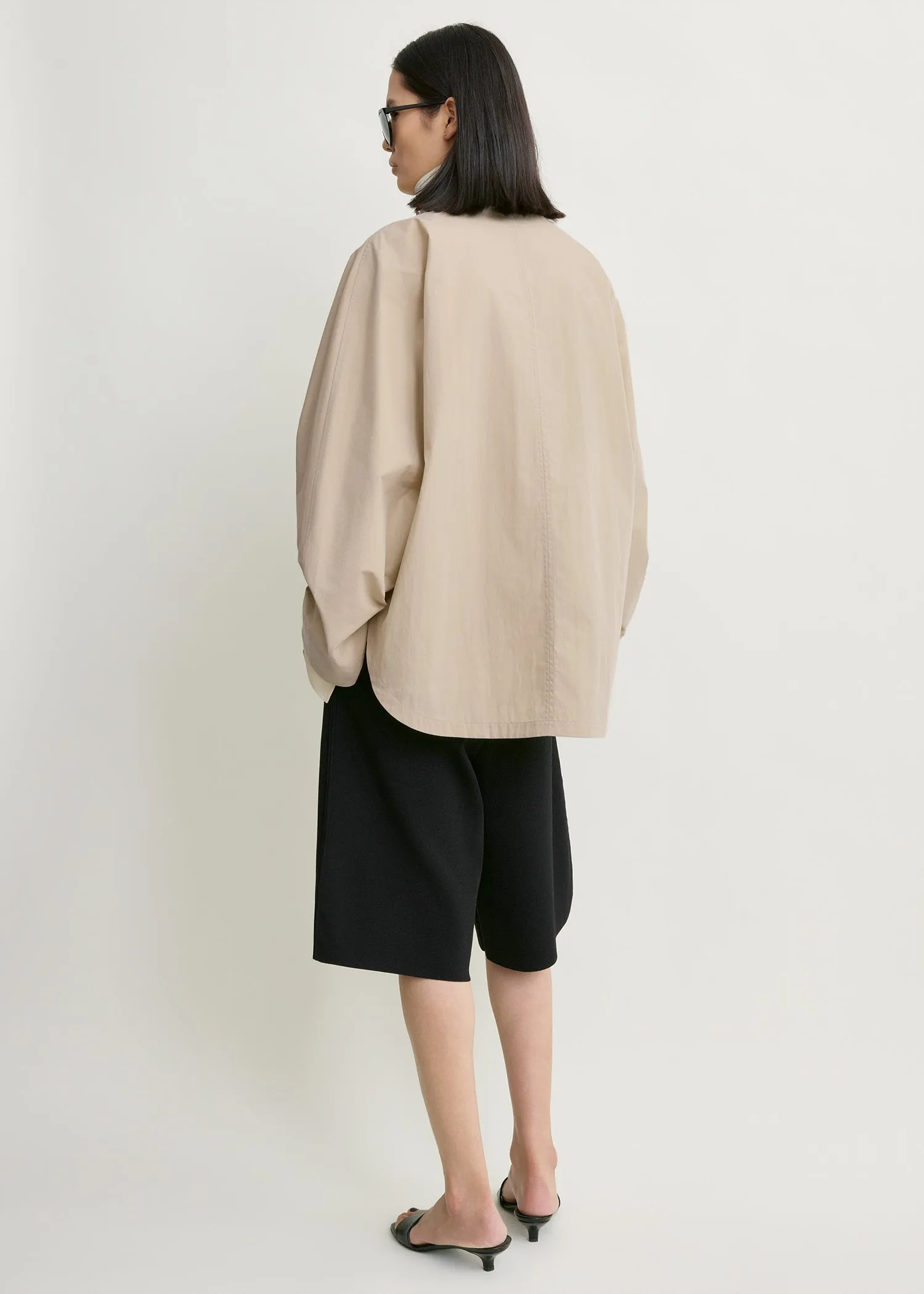 Summer parachute jacket overcast beige sold by Toteme product image thumbnail 3