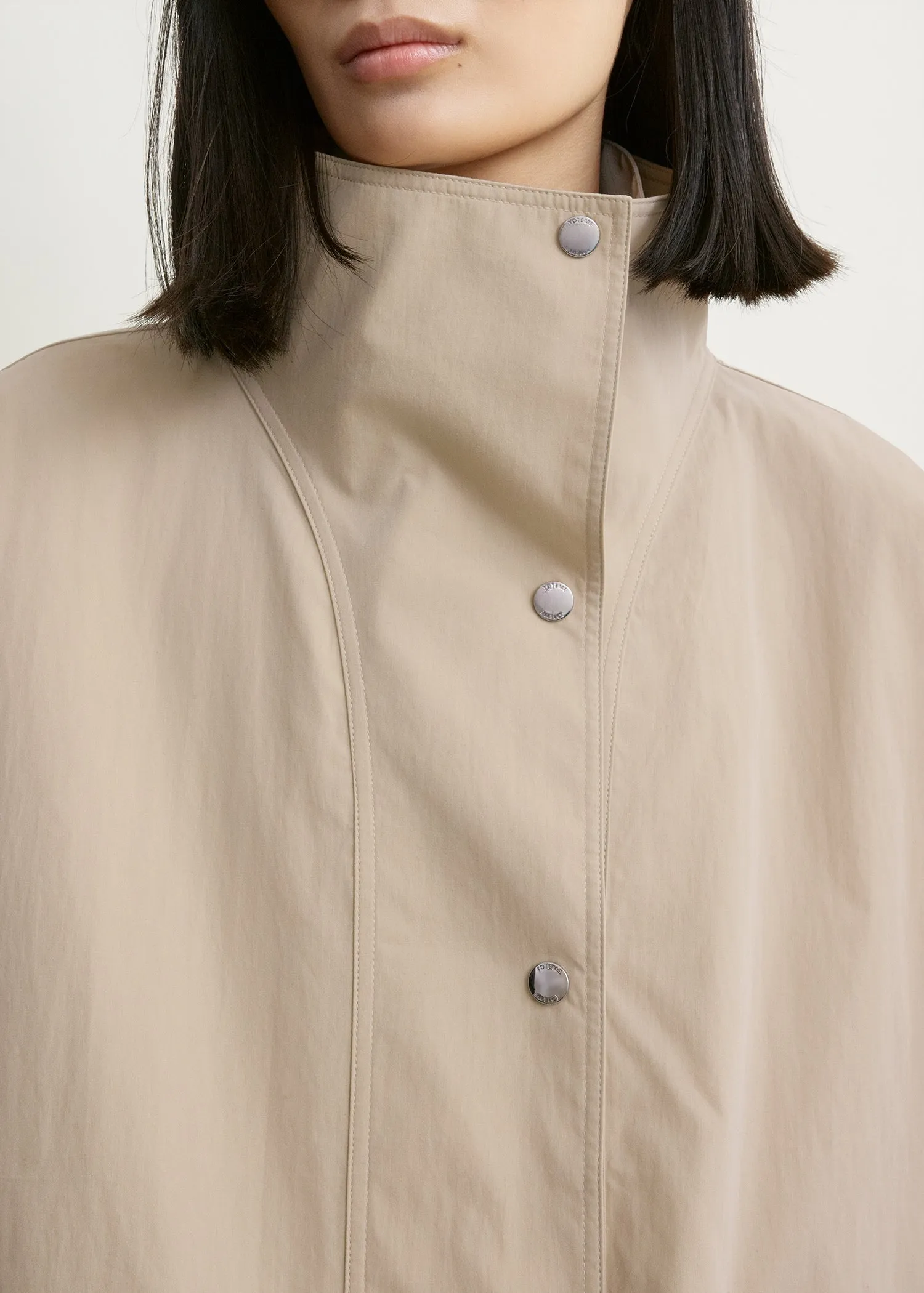 Summer parachute jacket overcast beige sold by Toteme product image thumbnail 5