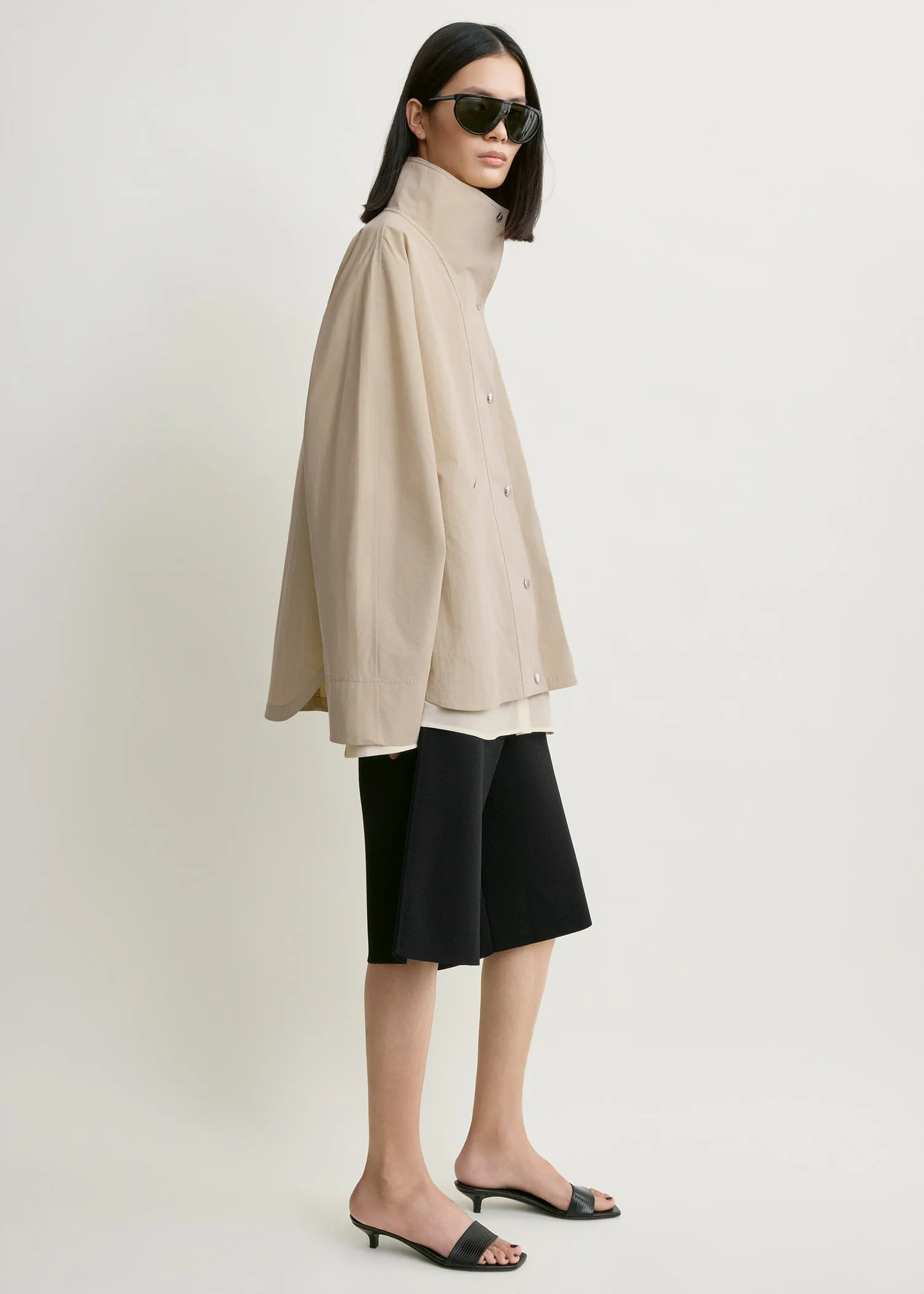 Summer parachute jacket overcast beige sold by Toteme product image thumbnail 2