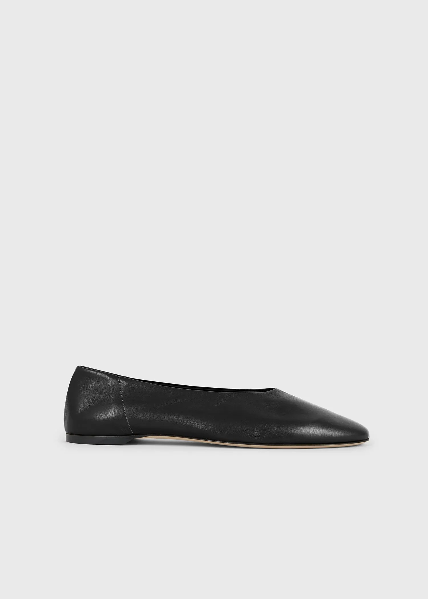 Slip nappa ballerinas black sold by Toteme