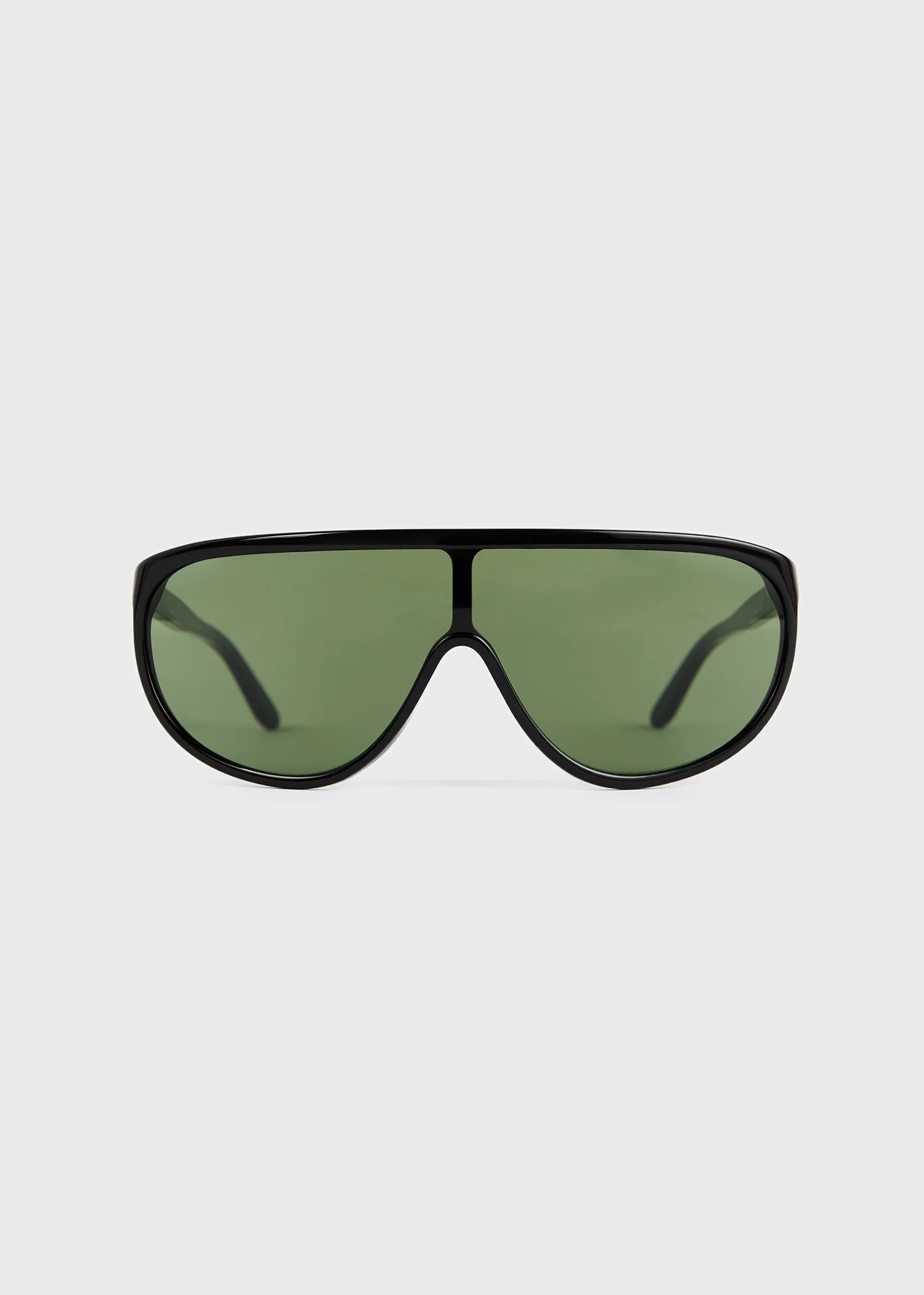 Shield aviator sunglasses black sold by Toteme