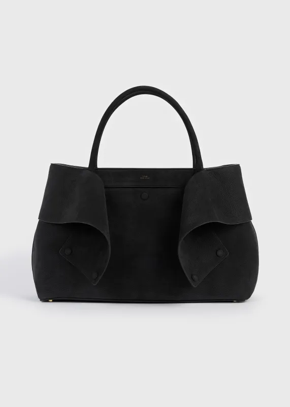 Mercer nubuck tote black made by Toteme