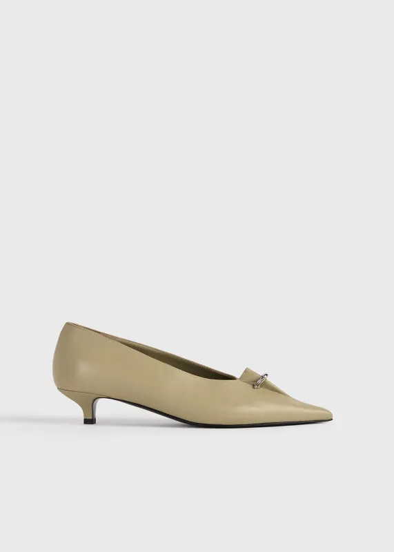 Pierced nappa pumps cashew made by Toteme