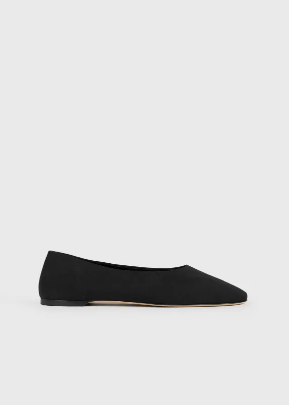 Slip jersey ballerinas black made by Toteme