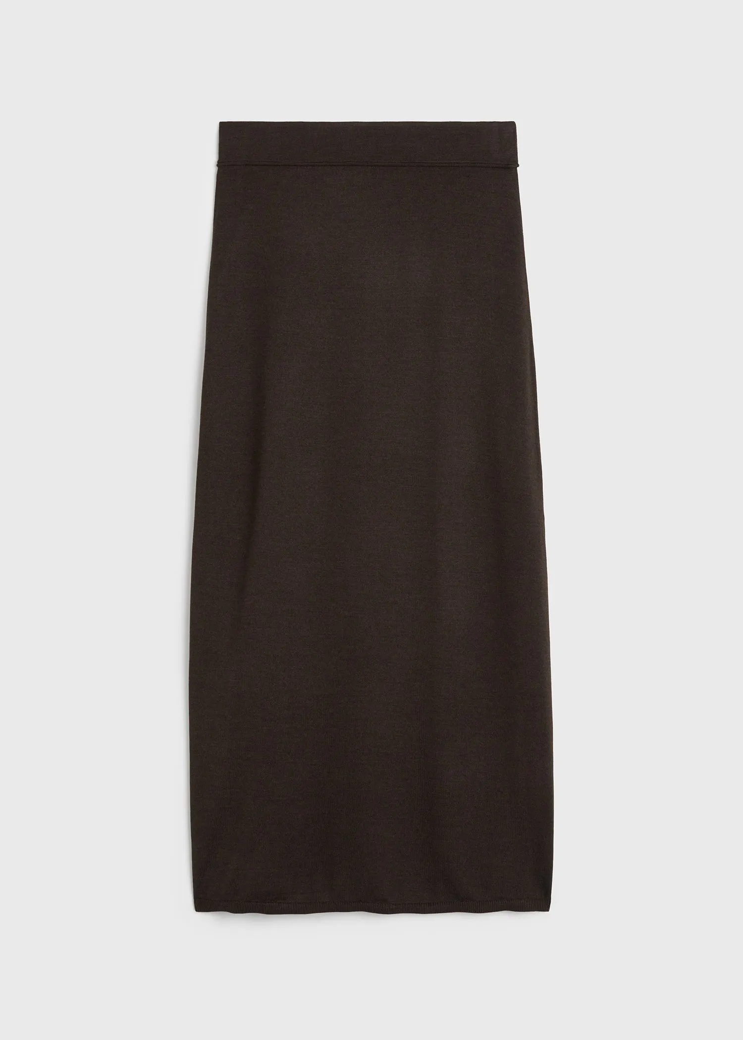 Long knit skirt fondante sold by Toteme product image thumbnail 5