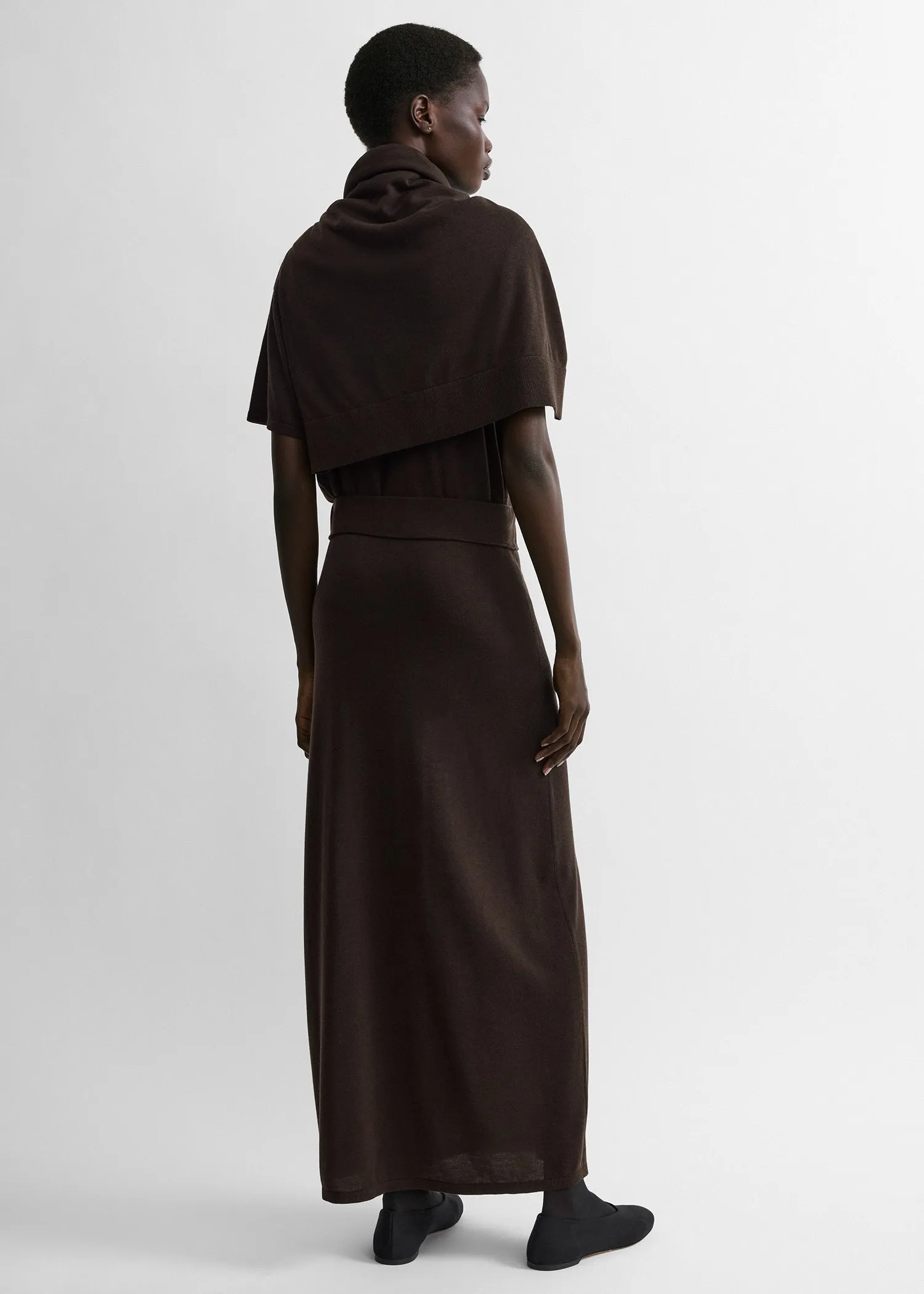 Long knit skirt fondante sold by Toteme product image thumbnail 3