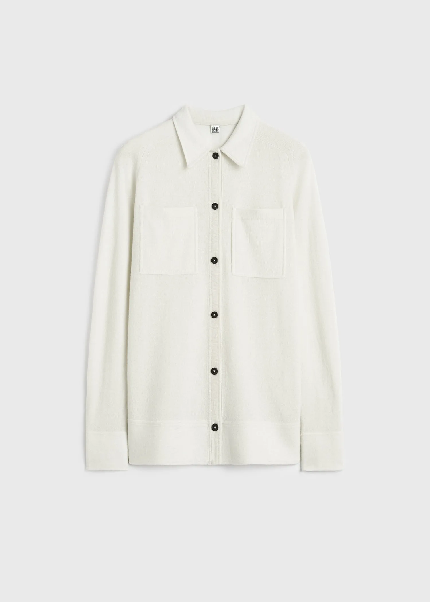 Cashmere shirt white sold by Toteme product image thumbnail 5