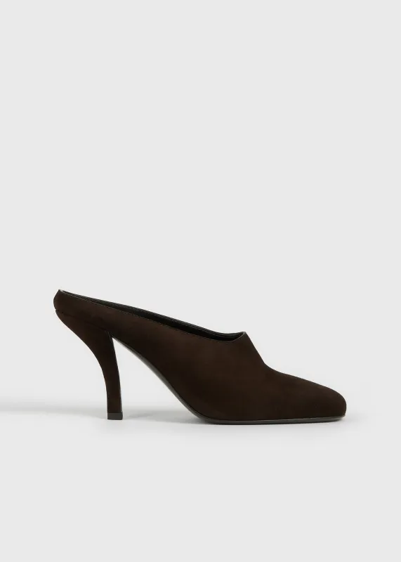 Contour suede mules brown made by Toteme