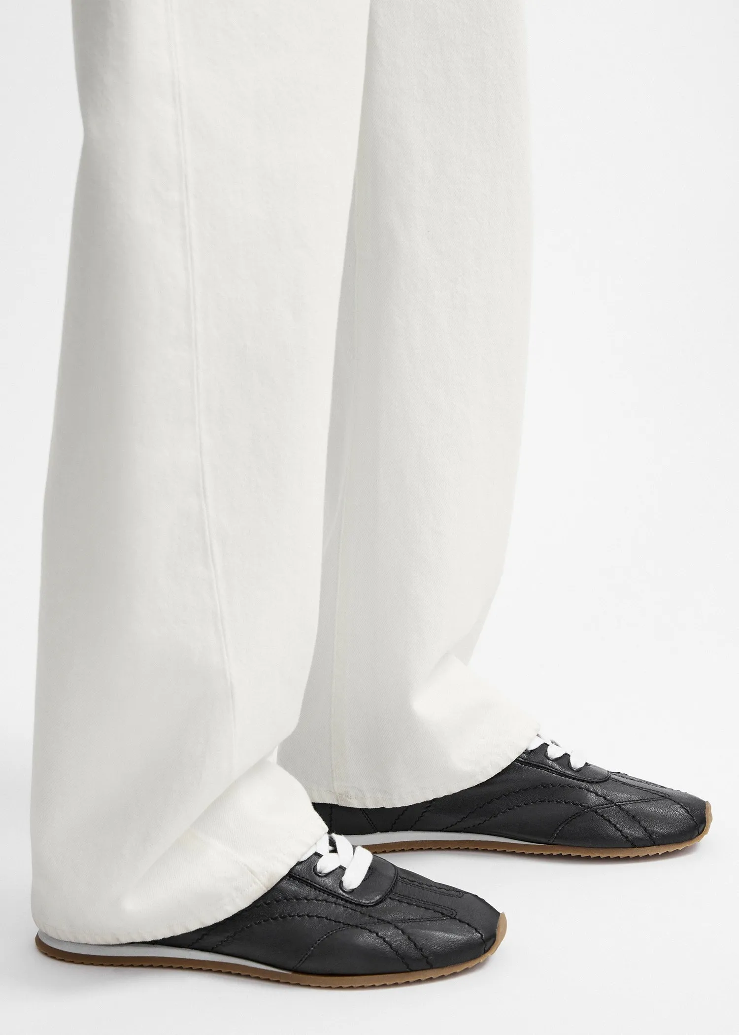 Flex nappa sneakers black sold by Toteme product image thumbnail 3