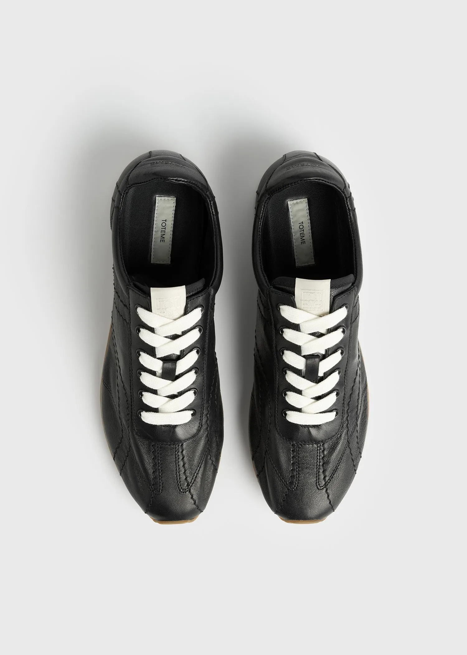 Flex nappa sneakers black sold by Toteme product image thumbnail 5