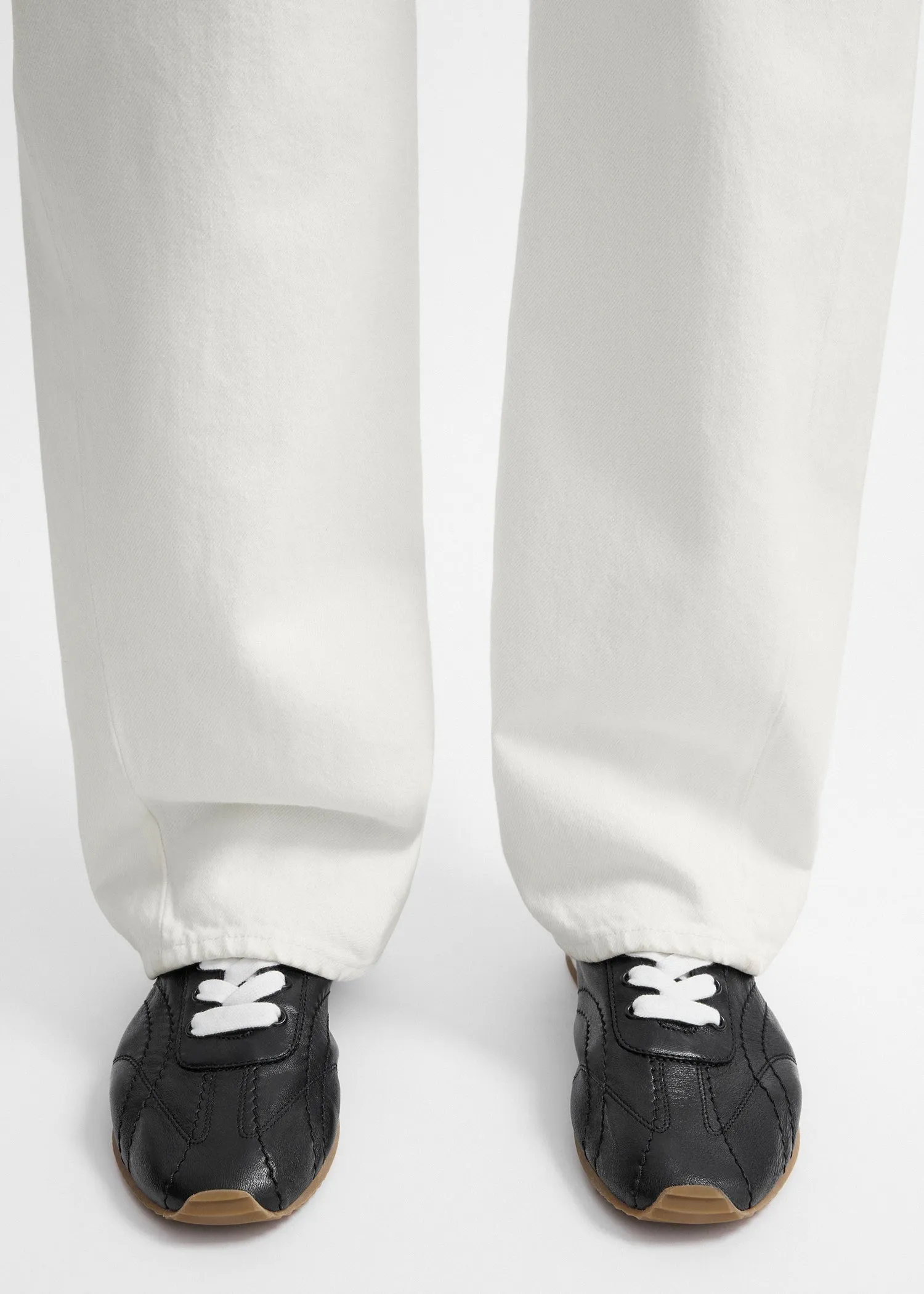 Flex nappa sneakers black sold by Toteme product image thumbnail 2