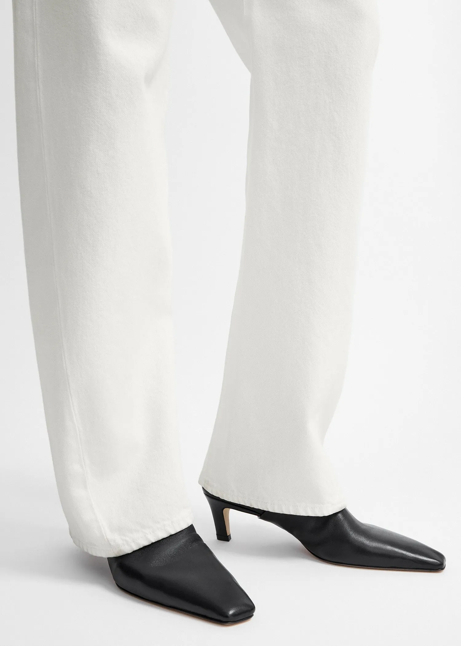 Soft nappa mules black sold by Toteme product image thumbnail 3
