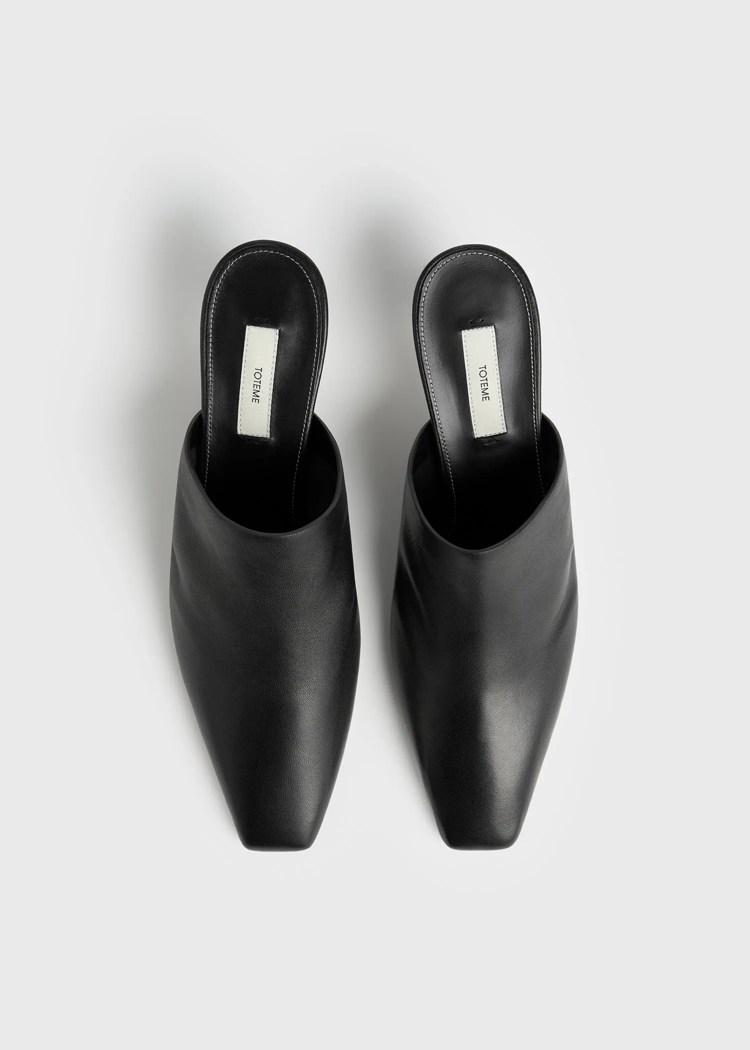Soft nappa mules black sold by Toteme product image thumbnail 5