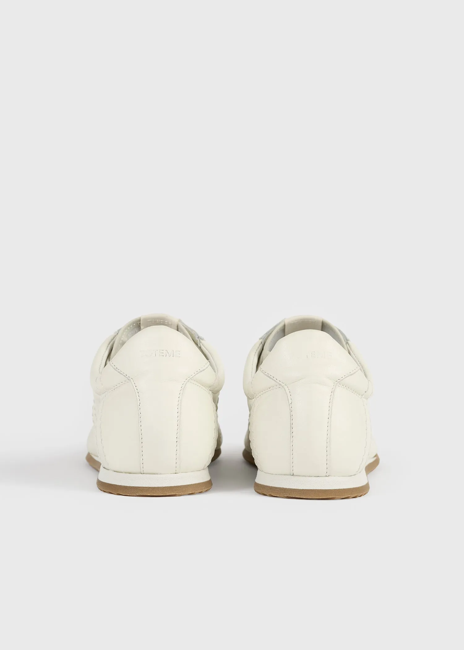 Flex nappa sneakers off-white sold by Toteme product image thumbnail 4